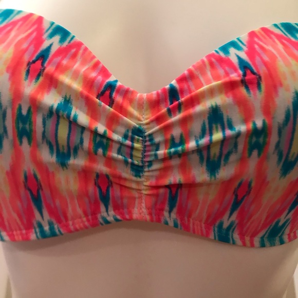 Ocean Pacific Push Up Bikini Swim Top Size Medium Aztec Print - Picture 5 of 16
